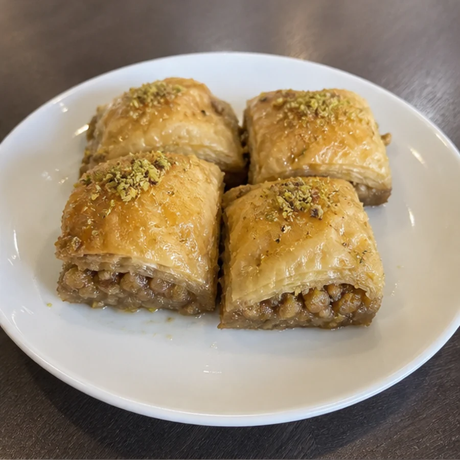 Tereyağlı cevizli ev baklavası