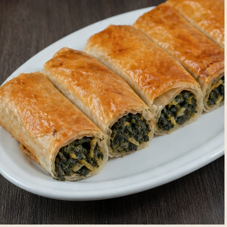 Ispanaklı kol böreği